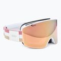 Ochelari de schi pentru femei Giro Ella white lx stripe/rose gold/infrared 2