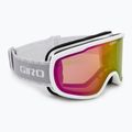 Ochelari de schi pentru femei Giro Moxie white & grey chute/ amber pink/ yellow 2