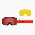 Ochelari de schi Giro Roam red/black faded/amber scarlet/yellow 7