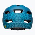 Cască de ciclism pentru copii Bell Sidetrack Integrated MIPS wavy checks matte blue 3