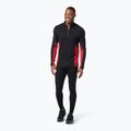 Bluză termică pentru bărbați Smartwool Merino Sport 1/4 Zip black/rythmic red 5