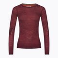 Tricou termic Smartwool Intraknit Merino 200 Crew pentru femei Smartwool Intraknit Merino 200 Crew maroon 19284