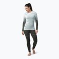 Bluză termică pentru femei Smartwool Intraknit Thermal Merino Base Layer Pattern Crew aqua 2