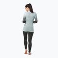 Bluză termică pentru femei Smartwool Intraknit Thermal Merino Base Layer Pattern Crew aqua 3