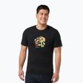Smartwool Def Lyfe Graphic Tee tricou de trekking pentru bărbați negru 16679