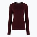 Longsleeve termoactiv pentru femei Smartwool Classic Thermal Merino Base Layer Crew Boxed black cherry heather