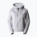 Pulover de trekking pentru femei The North Face Reaxion Fleece F/Z Hoodie gri deschis heather 4