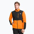 Hanorac fleece pentru bărbați The North Face Glacier Pro FZ negru și portocaliu NF0A5IHS7Q61