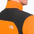 Hanorac fleece pentru bărbați The North Face Glacier Pro FZ negru și portocaliu NF0A5IHS7Q61 5