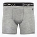 Boxeri termoactivi pentru bărbați Smartwool Merino Boxer Brief light gray heather