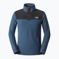 Hanorac pentru bărbați The North Face Homesafe Homesafe Snap Neck Fleece Pulover albastru NF0A55HMMPF1 10