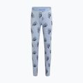 Pantaloni termoactivi pentru copii icebreaker Merino 200 Oasis Bear Tour zinc blue/aop