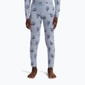 Pantaloni termoactivi pentru copii icebreaker Merino 200 Oasis Bear Tour zinc blue/aop 7