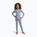 Bluză termoactivă pentru copii Icebreaker Merino 200 Oasis Crewe Bear Tour Zinc Blue/Aop 5