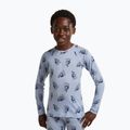 Bluză termoactivă pentru copii Icebreaker Merino 200 Oasis Crewe Bear Tour Zinc Blue/Aop 8