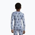 Bluză termoactivă pentru copii Icebreaker Merino 200 Oasis Crewe Bear Tour Zinc Blue/Aop 10