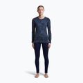 Longsleeve pentru femei icebreaker Merino 200 Oasis Crewe Moss Bloom navy/dawn/aop 2