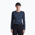 Longsleeve pentru femei icebreaker Merino 200 Oasis Crewe Moss Bloom navy/dawn/aop 5