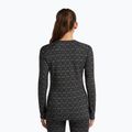 Bluză termoactivă pentru femei Icebreaker Merino 260 Tech Vertex Crewe Black/Snow 3