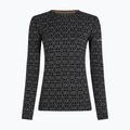 Bluză termoactivă pentru femei Icebreaker Merino 260 Tech Vertex Crewe Black/Snow 5