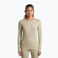 Bluză termoactivă pentru femei Icebreaker Merino 260 Tech Vertex Crewe Undyed/Cumin