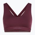 Sutien termoactiv icebreaker Merino 125 Cool-Lite Sprite Racerback dark berry