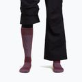 Șosete de schi pentru femei Icebreaker Merino Ski+ Ultralight OTC berry/grey plum/zinc blue 3