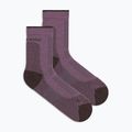 Șosete pentru femei Icebreaker Merino Hike+ Ultralight Quarter grey plum/bittersweet