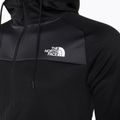 Bluză de trekking pentru bărbați The North Face Reaxion Fleece F/Z Hoodie negru-gri NF0A7Z9OKT01 3