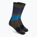 Smartwool Everyday Blocked Stripe Crew șosete de trekking verde-albastru SW001940D11