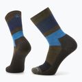 Smartwool Everyday Blocked Stripe Crew șosete de trekking verde-albastru SW001940D11 4