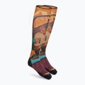 Bărbați Smartwool Ski Zero Cushion Memory Quilt Print OTC șosete portocalii SW001917150