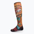 Bărbați Smartwool Ski Zero Cushion Memory Quilt Print OTC șosete portocalii SW001917150 2