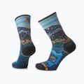 Șosete de trekking pentru femei Smartwool Hike Light Cushion Icy Range Print Crew colorate 01988 4