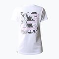 Tricou de trekking pentru femei The North Face Outdoor Graphic SS alb NF0A827M 5