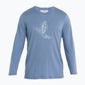 Bărbați Icebreaker Tech Lite II Tee Skiing Yeti kyanite tricou termic de schi pentru bărbați 5