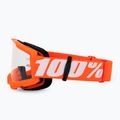Ochelari de ciclism pentru bărbați 100% Strata 2 portocaliu/clear 50027-00005 4