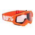 Ochelari de ciclism pentru bărbați 100% Strata 2 portocaliu/clear 50027-00005 6