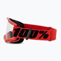 Ochelari de ciclism pentru bărbați 100% Strata 2 roșu/clear 50027-00004 4