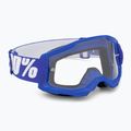 Ochelari de bicicletă pentru copii  100% Strata 2 Junior blue/clear