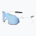 Ochelari de soare 100% Hypercraft SQ soft tact white/hiper blue multilayer