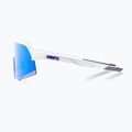Ochelari de soare 100% S3 matte white/hiper blue multilayer mirror 3