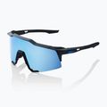 100% Speedcraft ochelari de ciclism cu oglindă multistrat negru mat/albăstrui 60007-00004 7