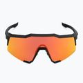 Ochelari de protecție pentru ciclism 100% Speedcratf Soft tact negru/roșu ultra-rosu oglindă multistrat 60007-00008 4