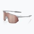 Ochelari de soare 100% Hypercraft SQ matte stone grey/hiper crimson silver mirror
