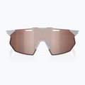 Ochelari de soare 100% Hypercraft SQ matte stone grey/hiper crimson silver mirror 2