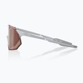 Ochelari de soare 100% Hypercraft SQ matte stone grey/hiper crimson silver mirror 3