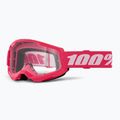 Ochelari de bicicletă  100% Strata 2 pink/clear 5