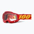 Ochelari de ciclism pentru copii 100% Accuri 2 Junior red/clear