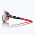 Ochelari de soare 100% Slendale gloss crabon fiber/hiper crimson silver 3